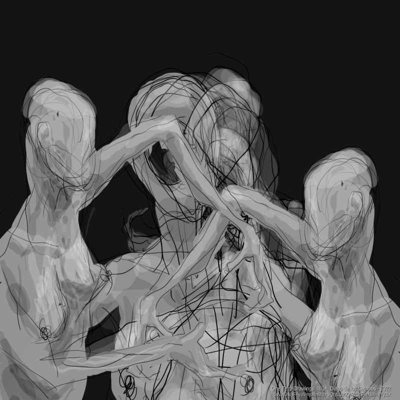 One Tezo Drawings_481+ #14 static token preview