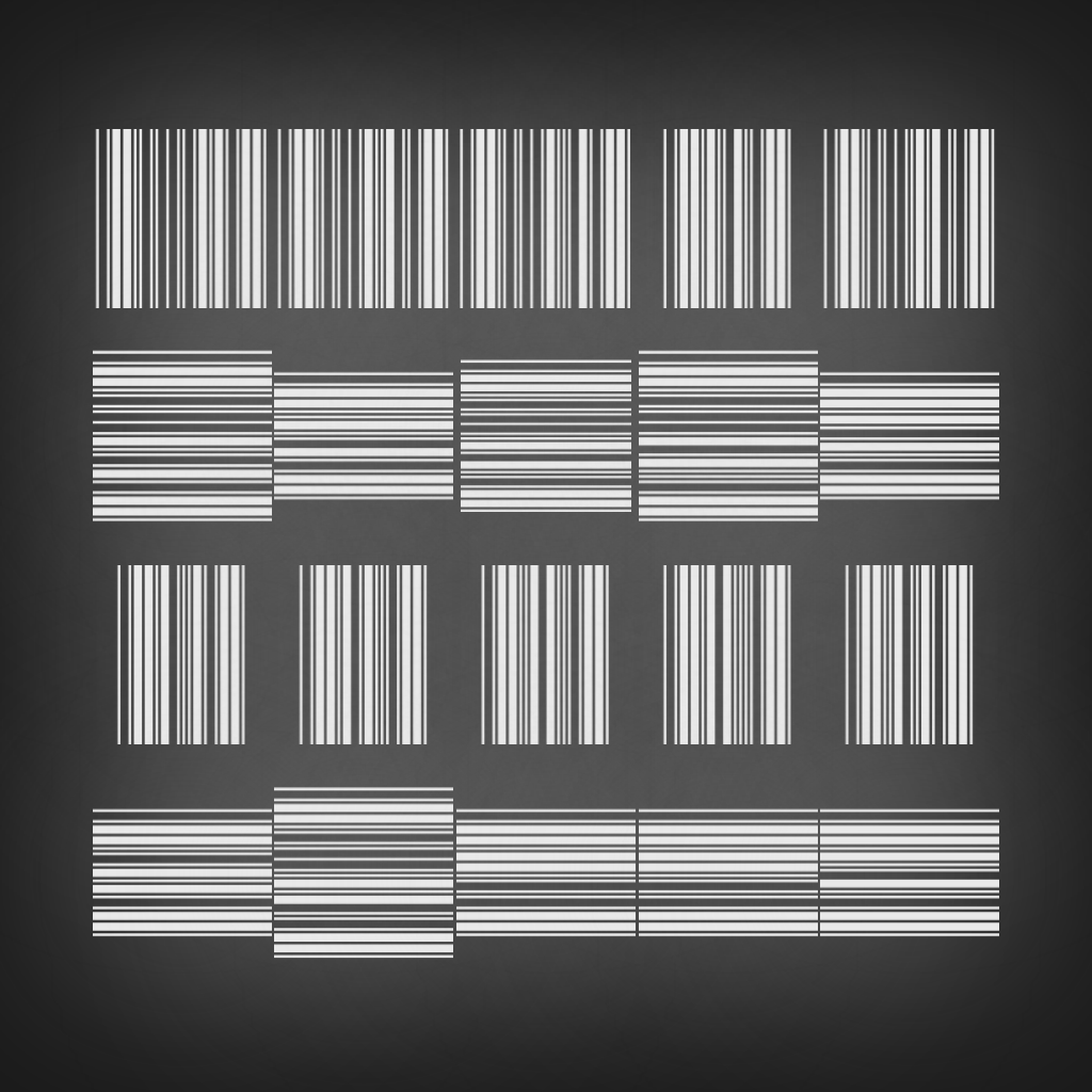 barcode(fxhash) #15 static token preview