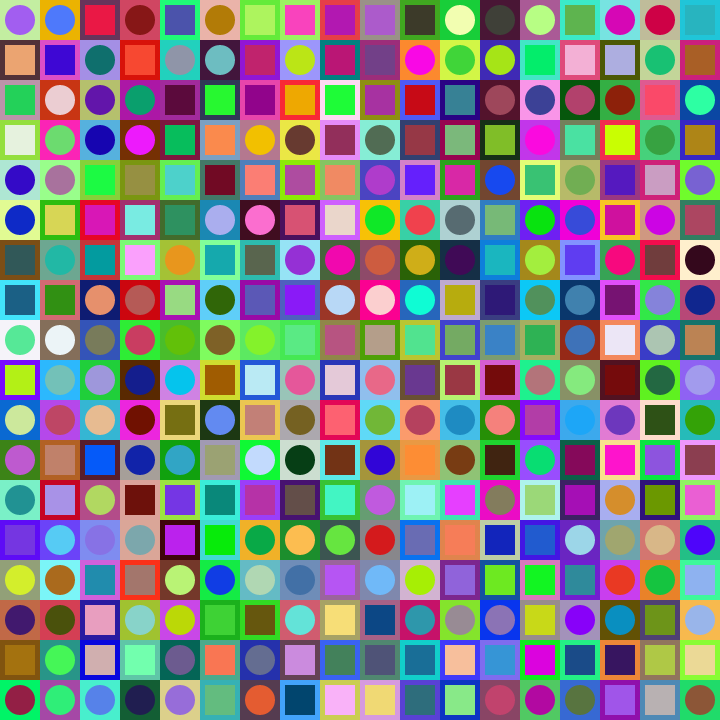 Square Dot Composition #15 static token preview
