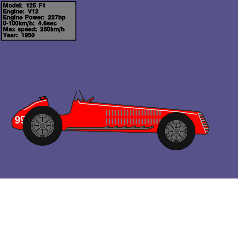 Enzo F1 cars #1 static token preview