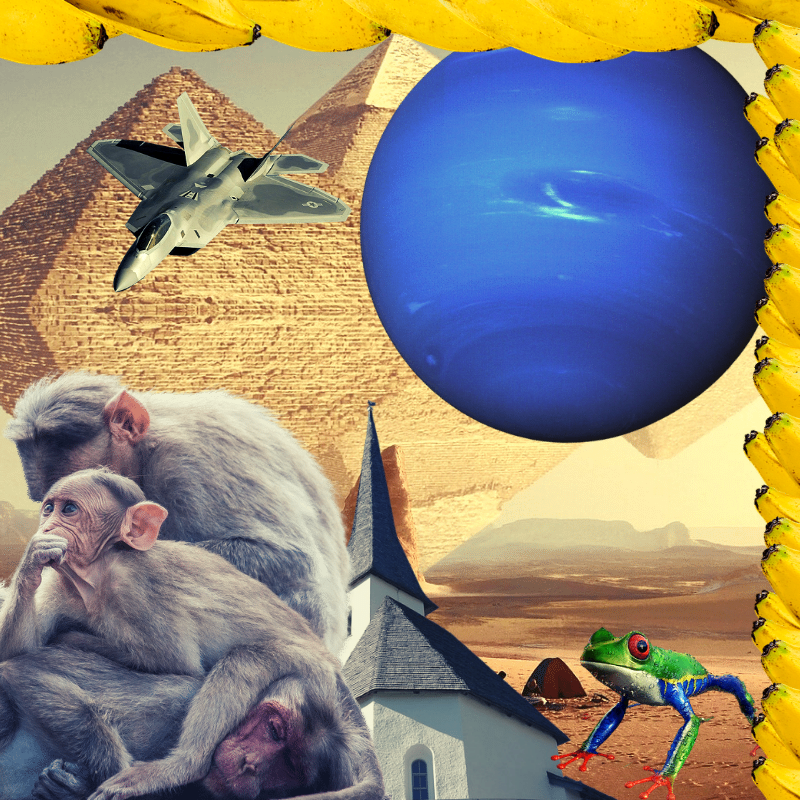 Banana & Pepe on mysterious trips #5 static token preview