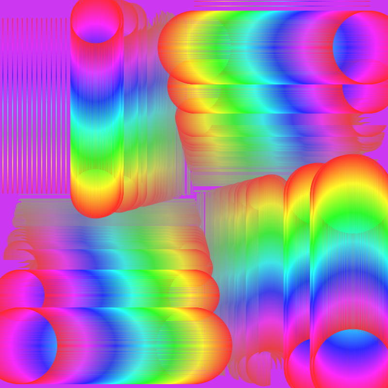 Fibonacci Rainbow Spiral ver3 var11 #3 static token preview
