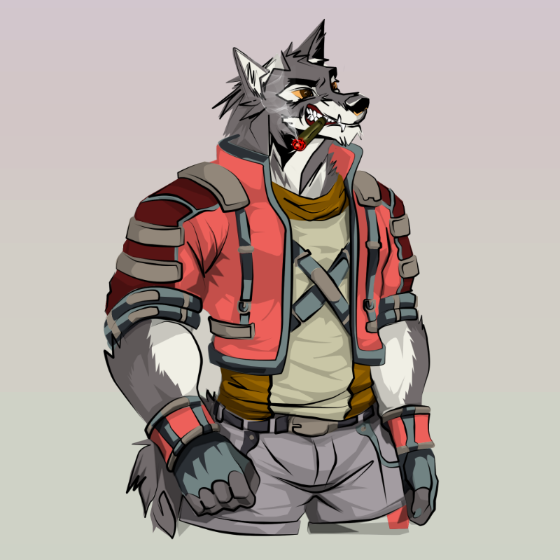 Wolf-soldier #3 static token preview
