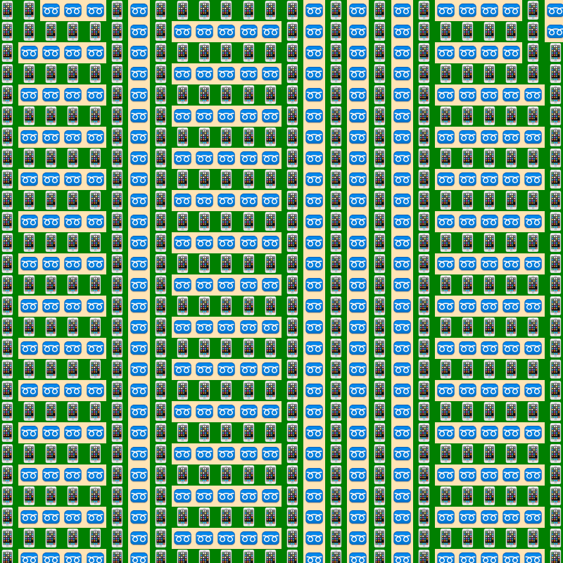 Elementary Cellular Emoji Automata #24 static token preview