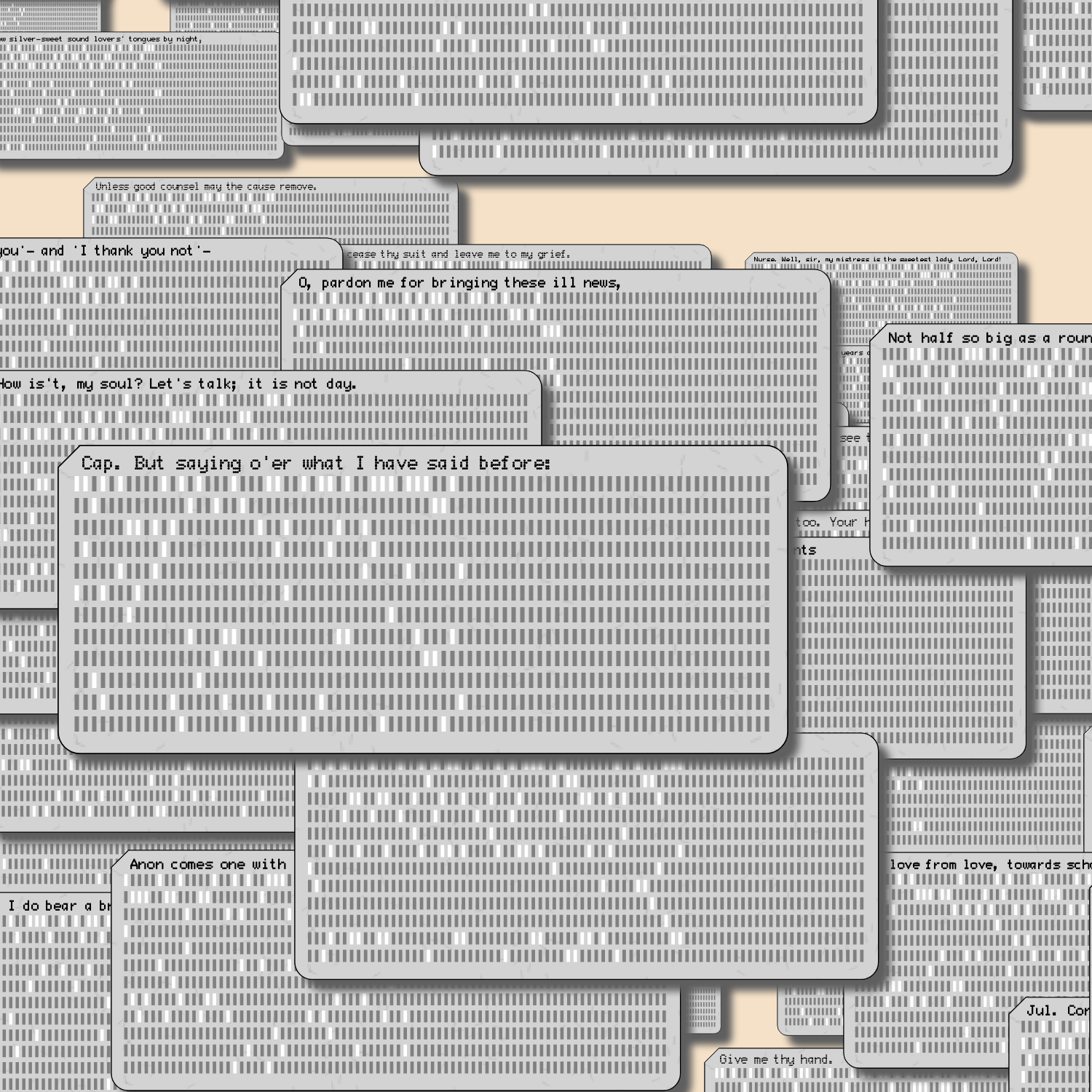 Romeo and Juliet on Punched Cards (Free) #10 static token preview