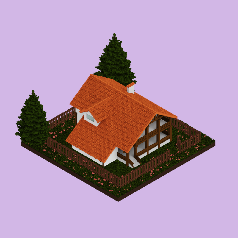 Pastel cottages #13 static token preview