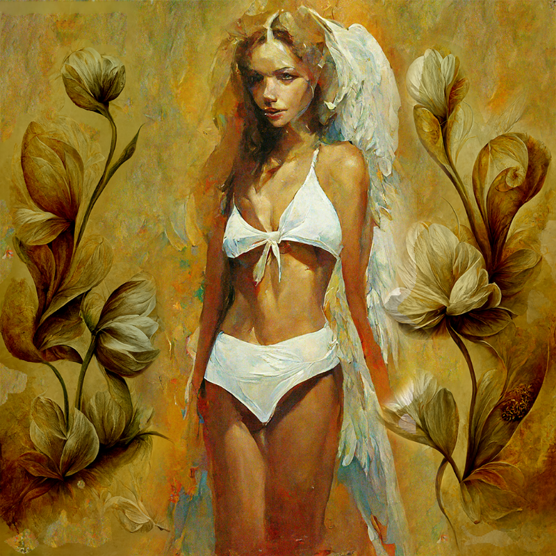 Girl and Flower #4 #1 static token preview