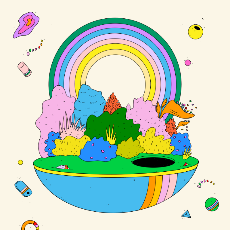 🌈🌴🪐 #10 static token preview