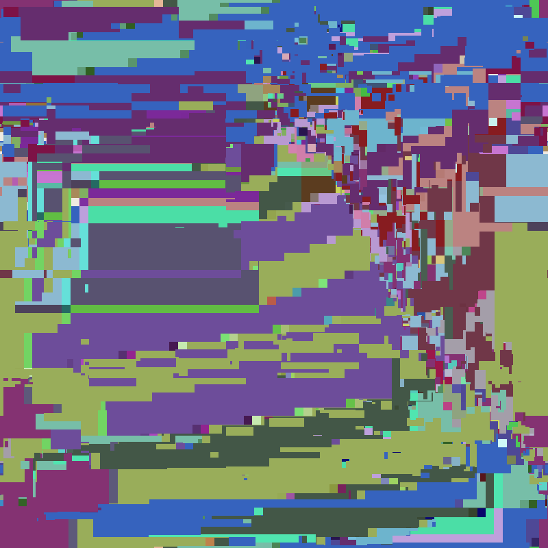 Cascade automata, pixel nature #20 static token preview