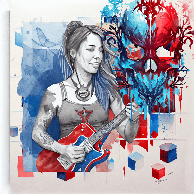 Hard Rock Girl 1 #13 static token preview