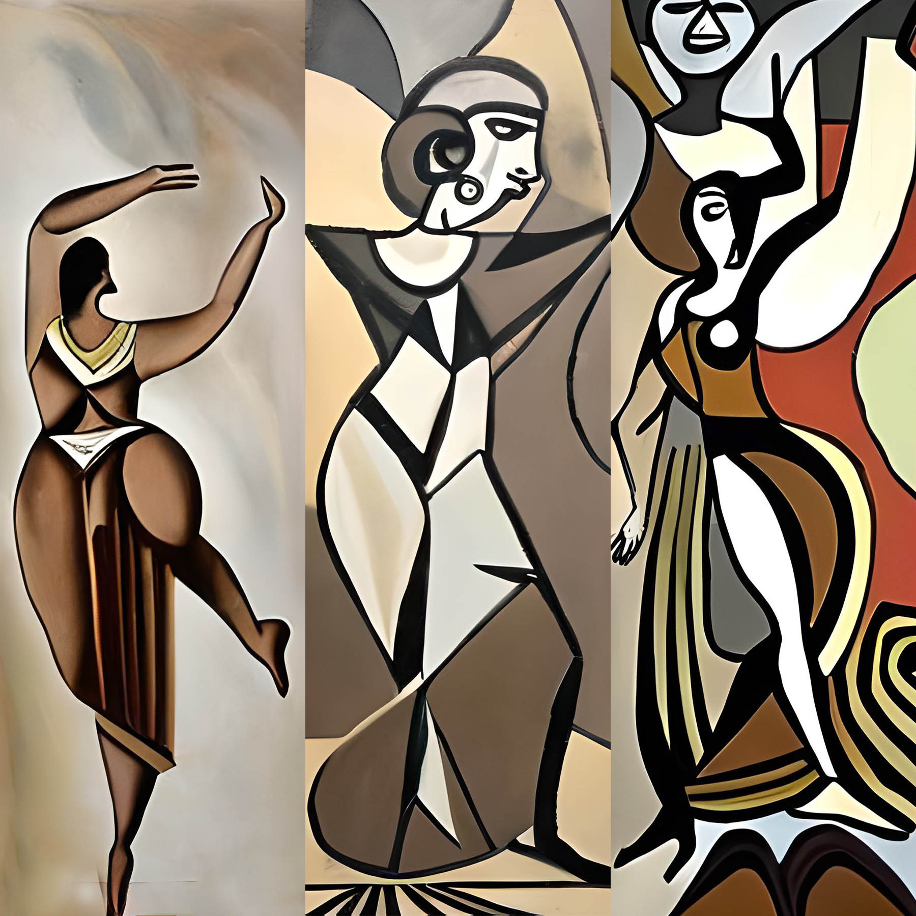 Cubism Dancers #2 static token preview
