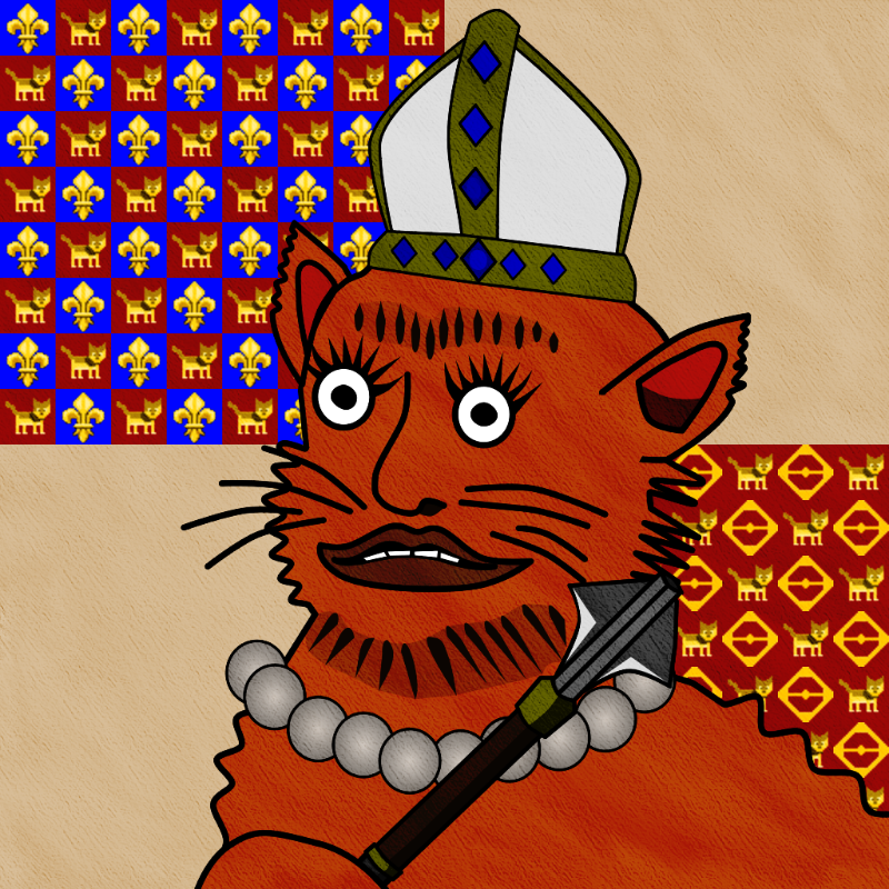 Famous Medieval Cat #21 static token preview