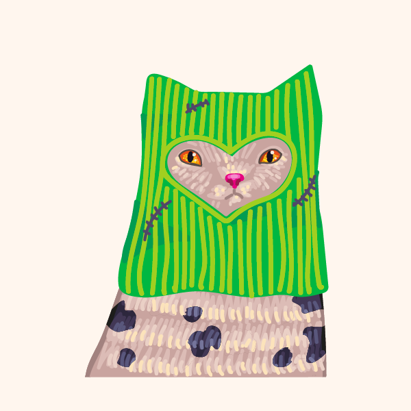 Kittens in balaclavas #23 static token preview