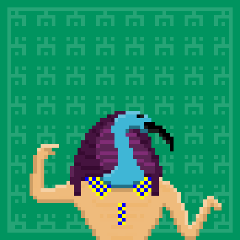 Minor Egyptian gods #4 static token preview