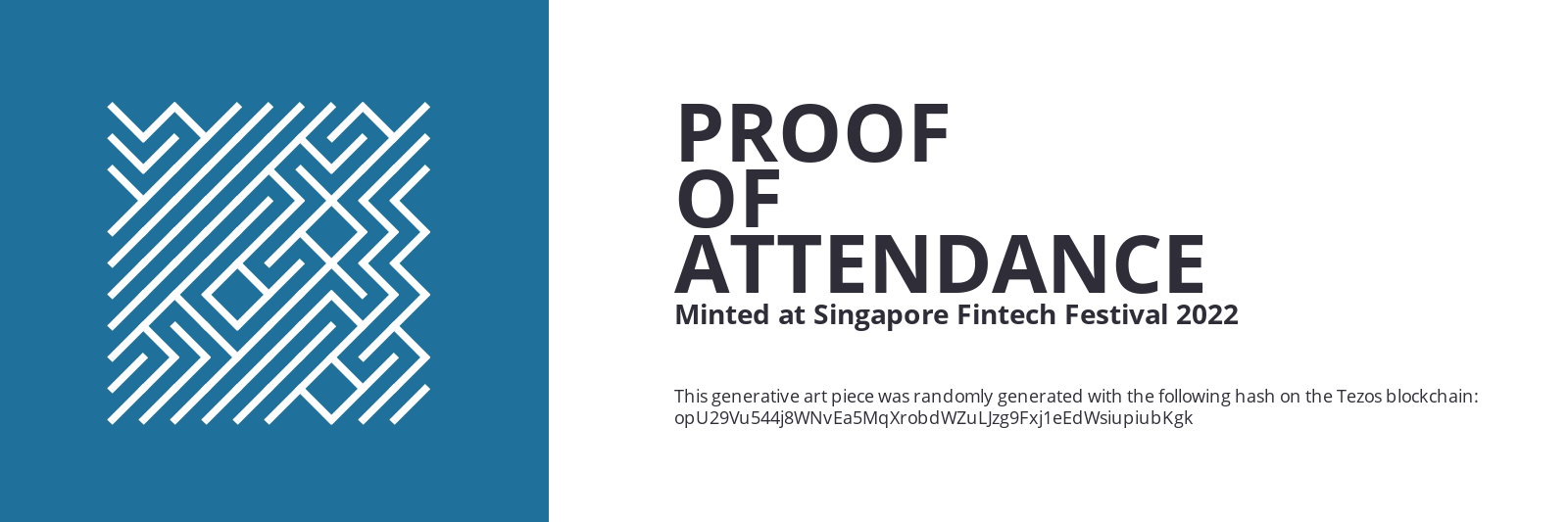 SFF2022 Proof of Attendance Token #1924 static token preview