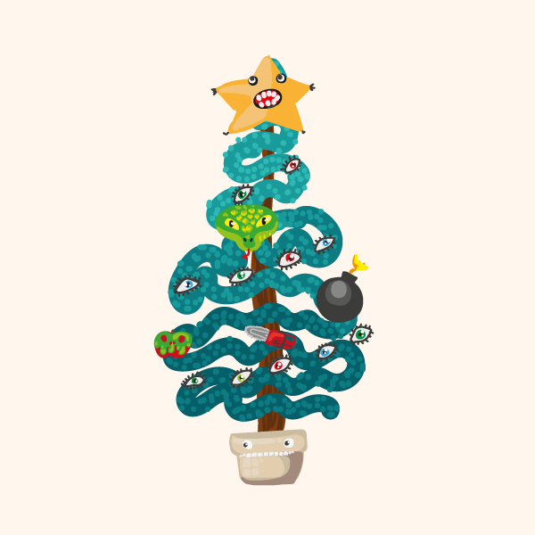 Creepy Christmas Tree For You! #4 static token preview