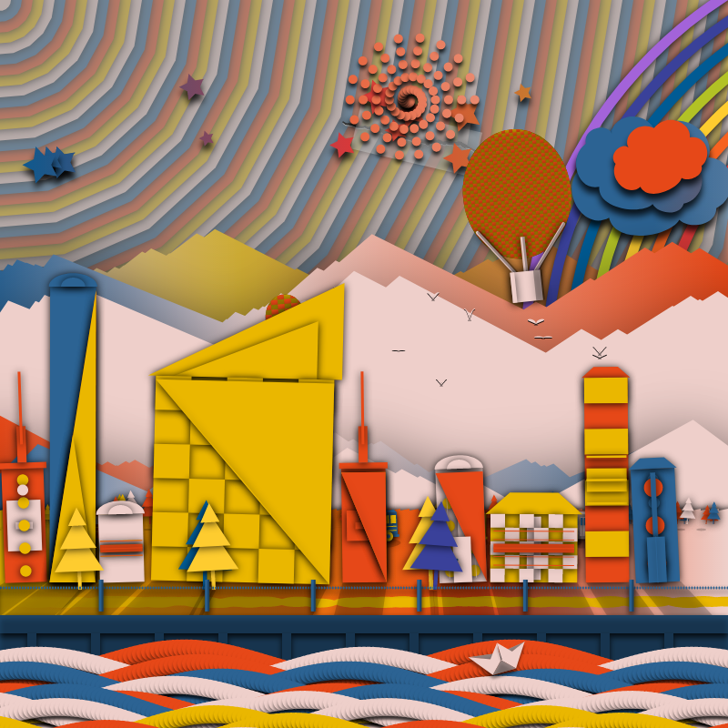 Paper Art 2.5D #1 static token preview