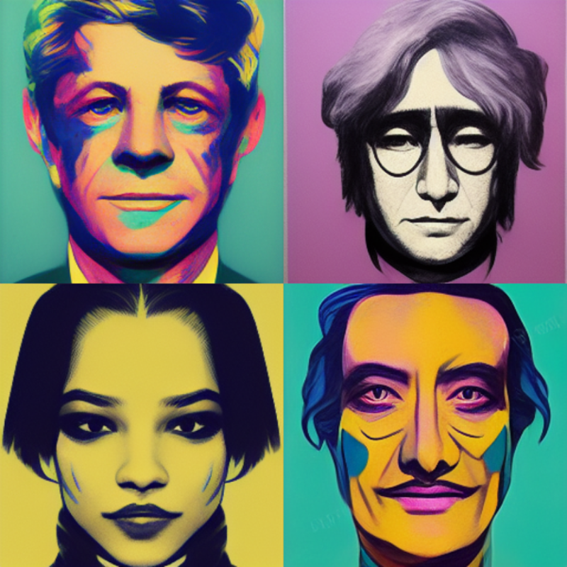 Worldy Warhol #9 static token preview