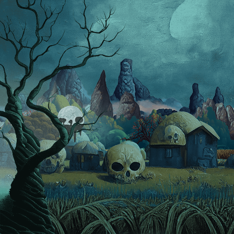 Skull Village #7 static token preview