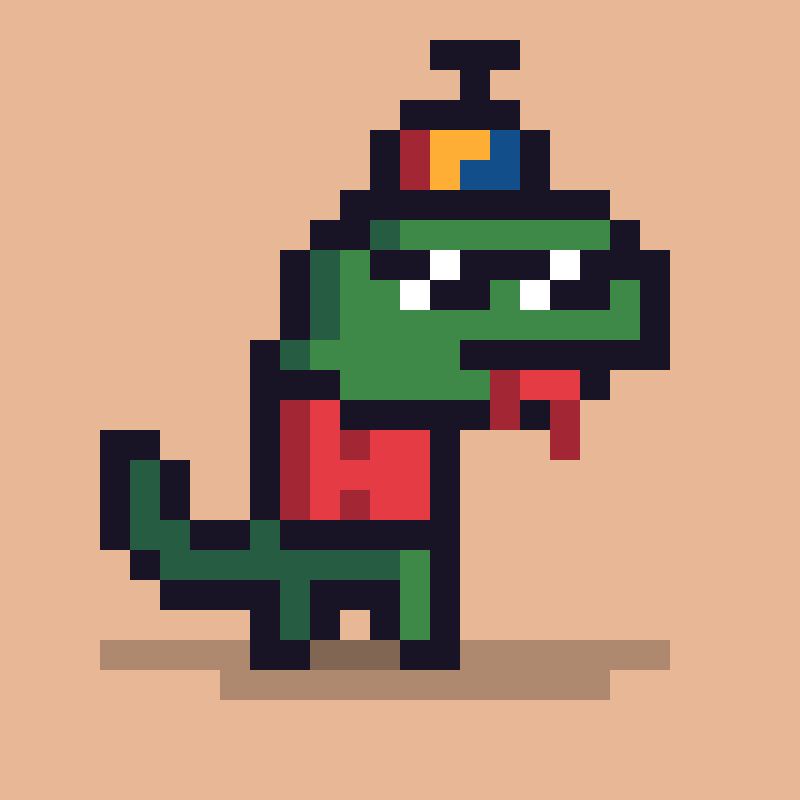Pixel Dinos #6 static token preview