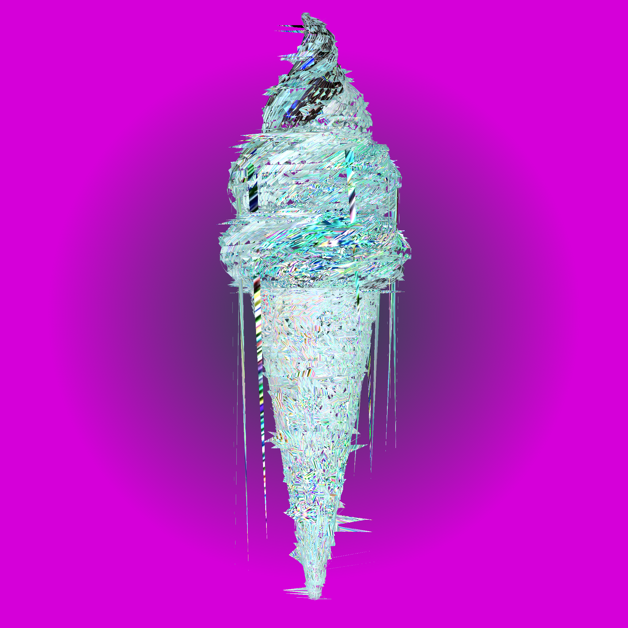 Genuary 3 🍦 Glitch Art #14 static token preview