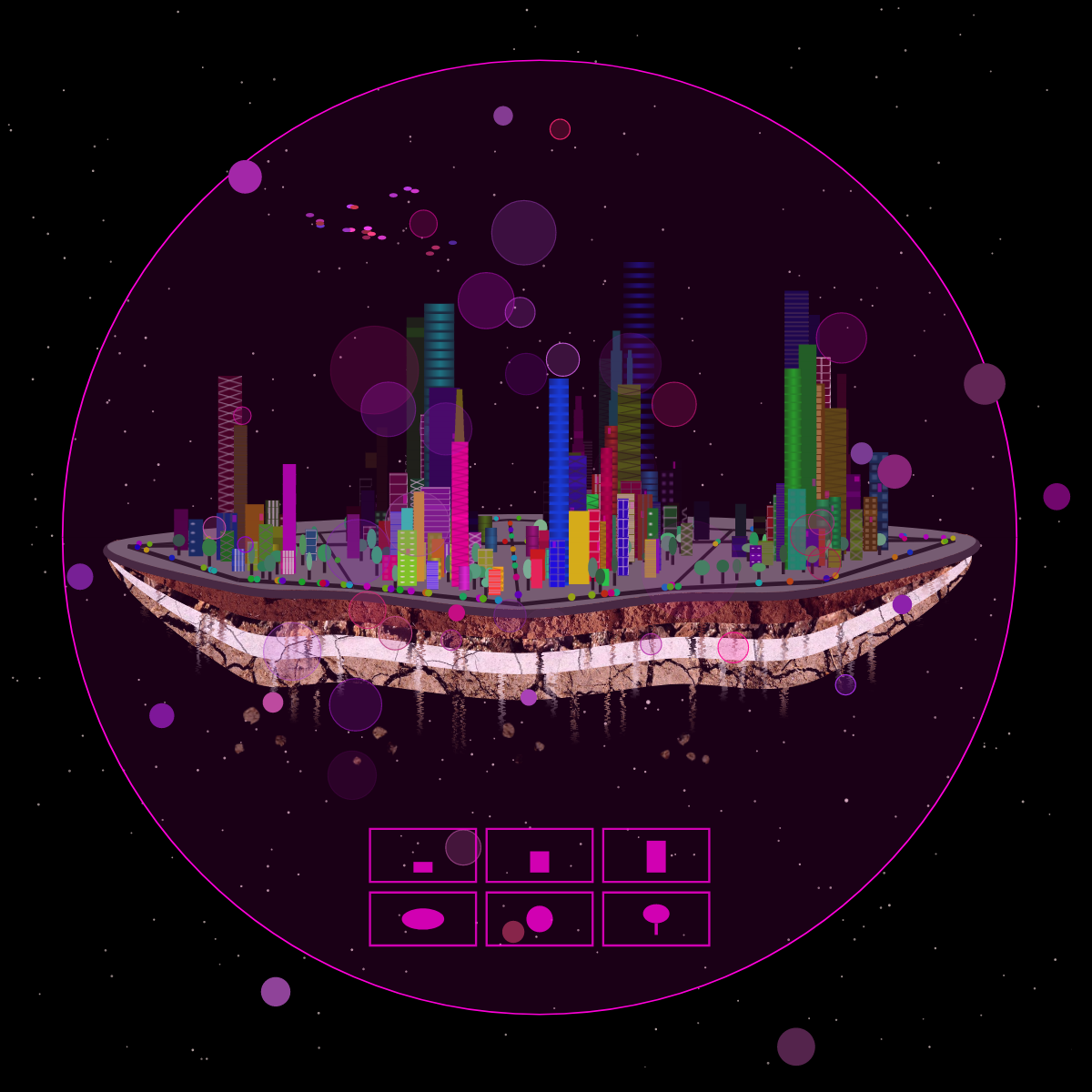 Fluidynamix - Cities #13 static token preview