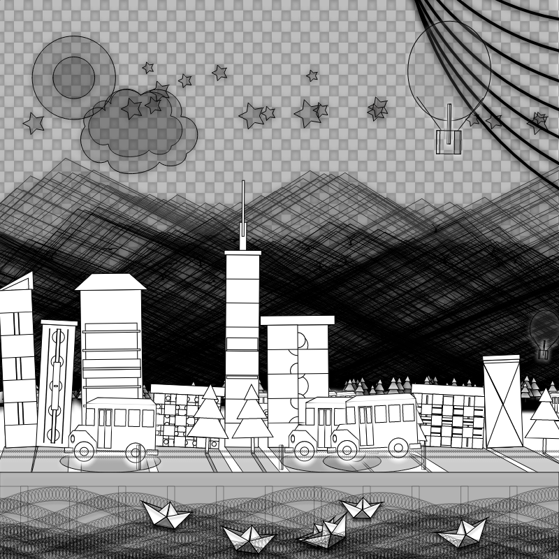 Paper Art 2.5D #20 static token preview