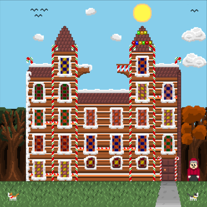 2D Mansion Candy House #18 static token preview