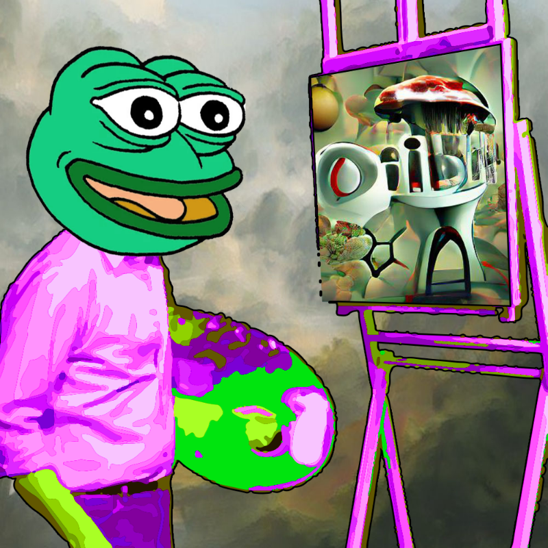 Pepe Ross goes AI #1 static token preview