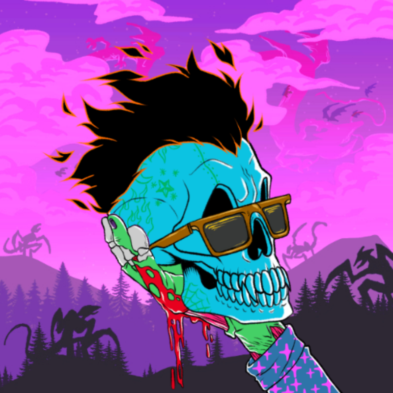 TezSkulliez #18 static token preview