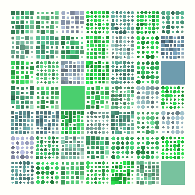 Pastel Grid #12 static token preview