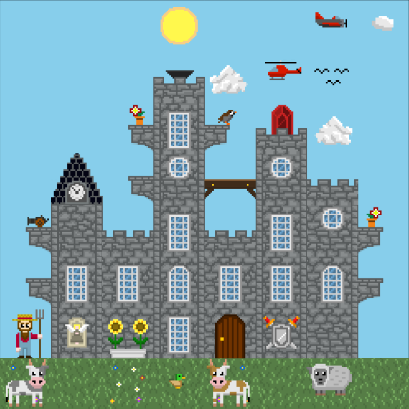2D Mansion #4 static token preview