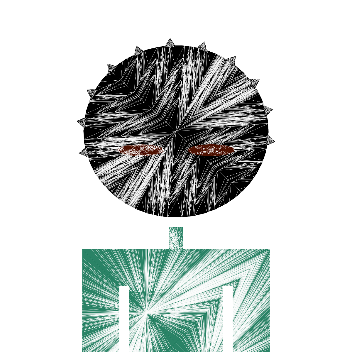 Spiky Woman #8 static token preview