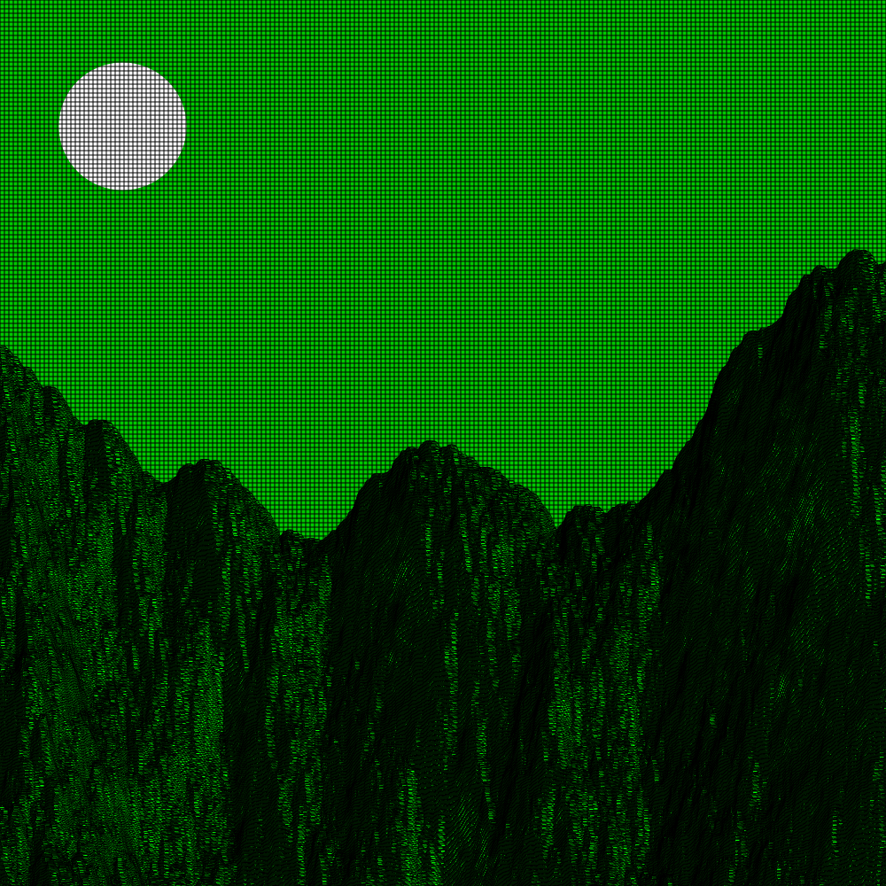 Classic generative landscape #114 static token preview