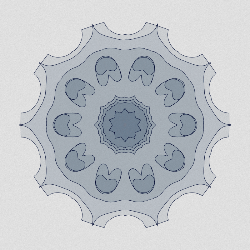 Handdrawn Kaleido #16 static token preview