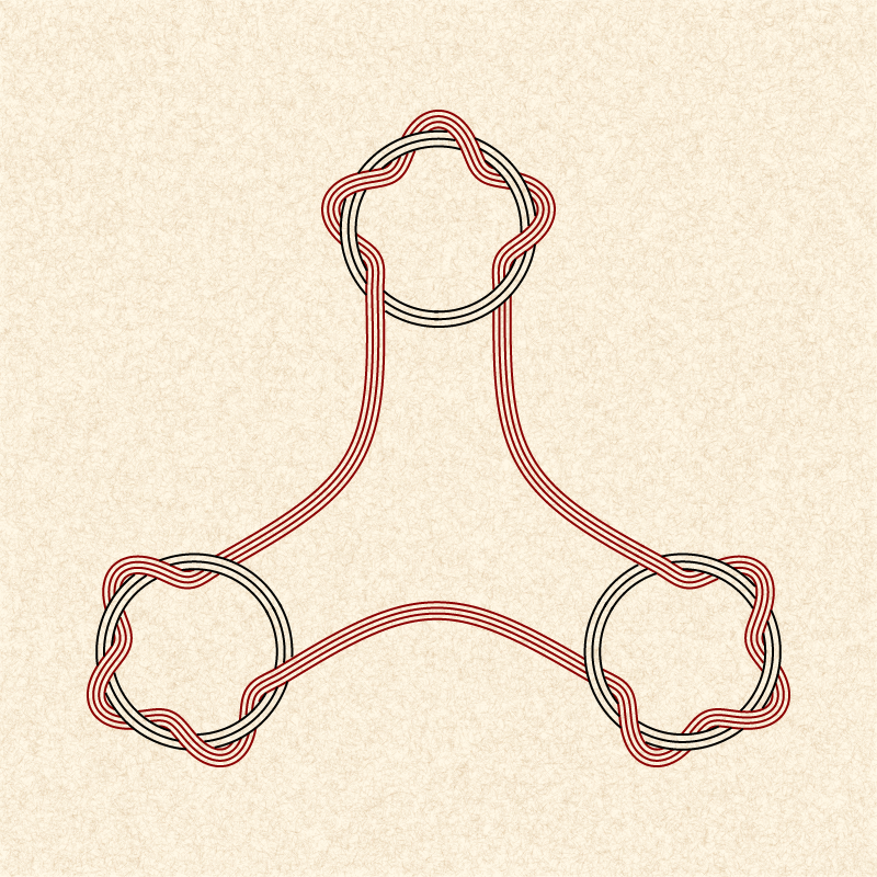 Sinusoidal Weave #9 static token preview