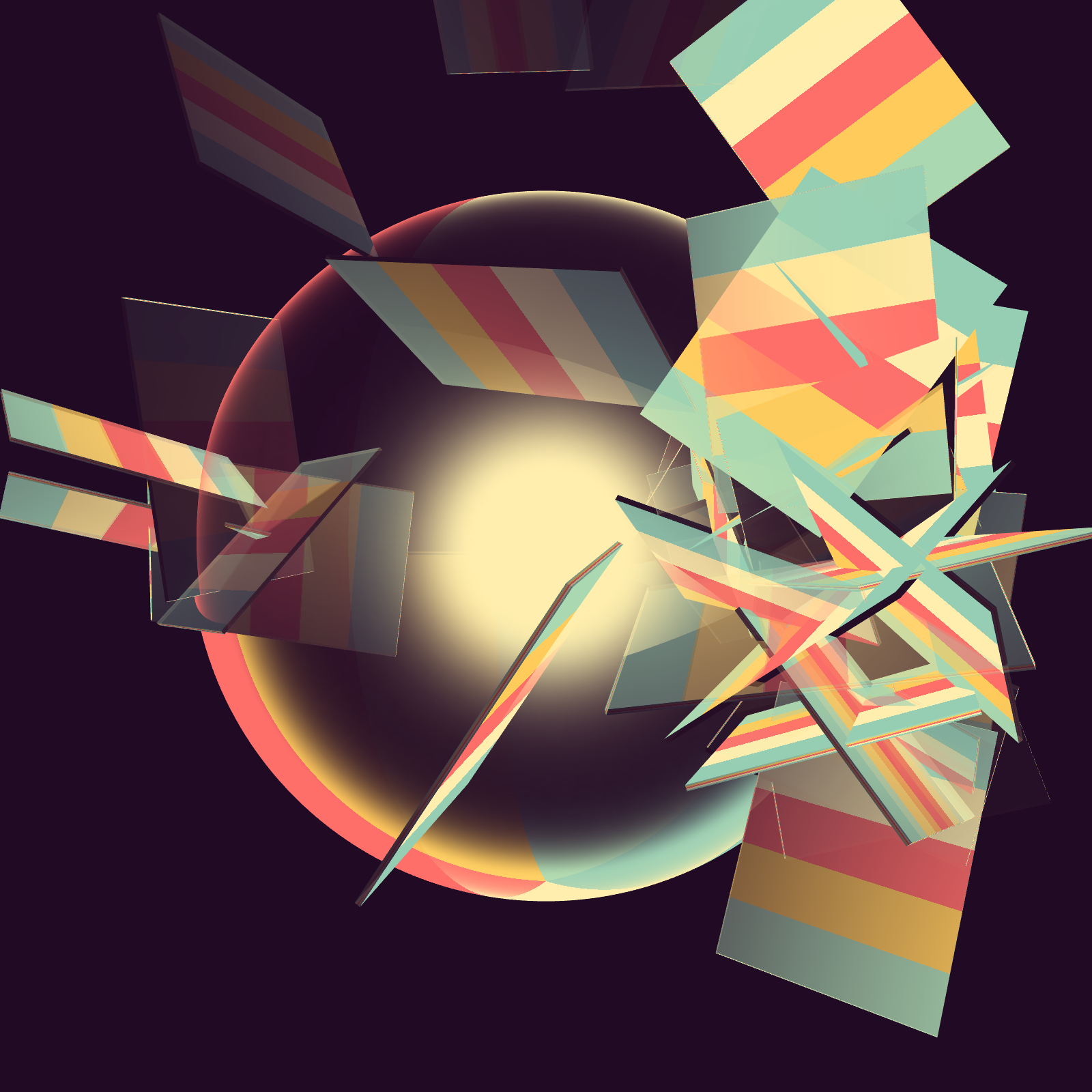 Composition with Sphere #7 static token preview