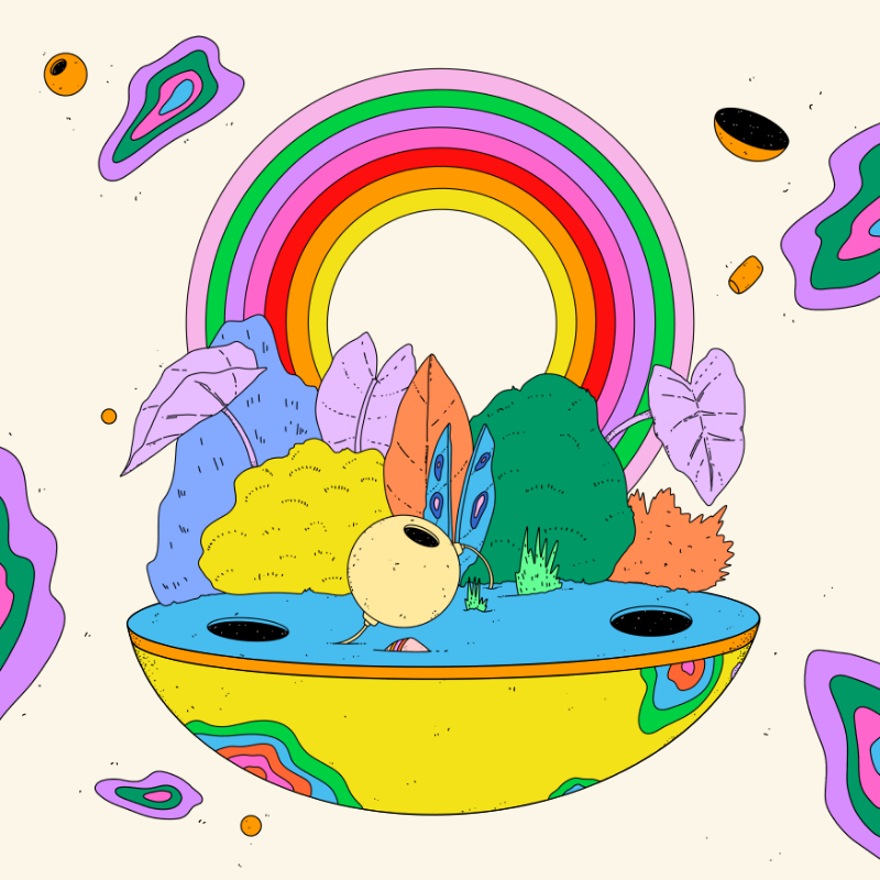 🌈🌴🪐 #23 static token preview