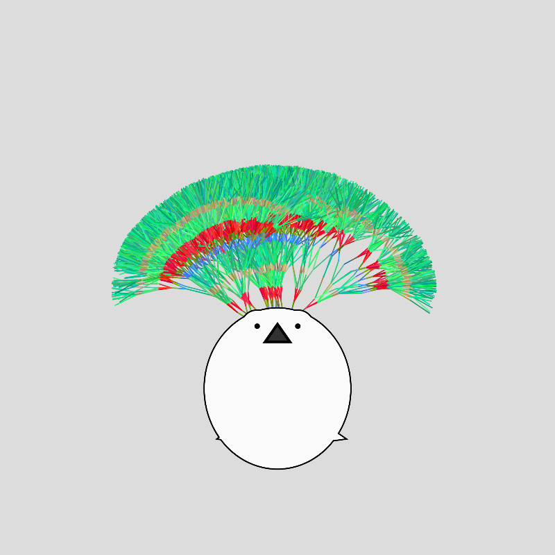 Peacocks #24 static token preview