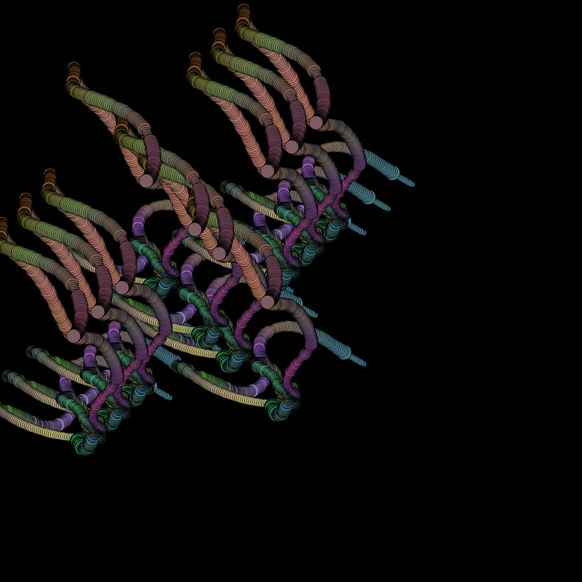 Perlin Worms Revamped (Audio Reactive) #4 static token preview