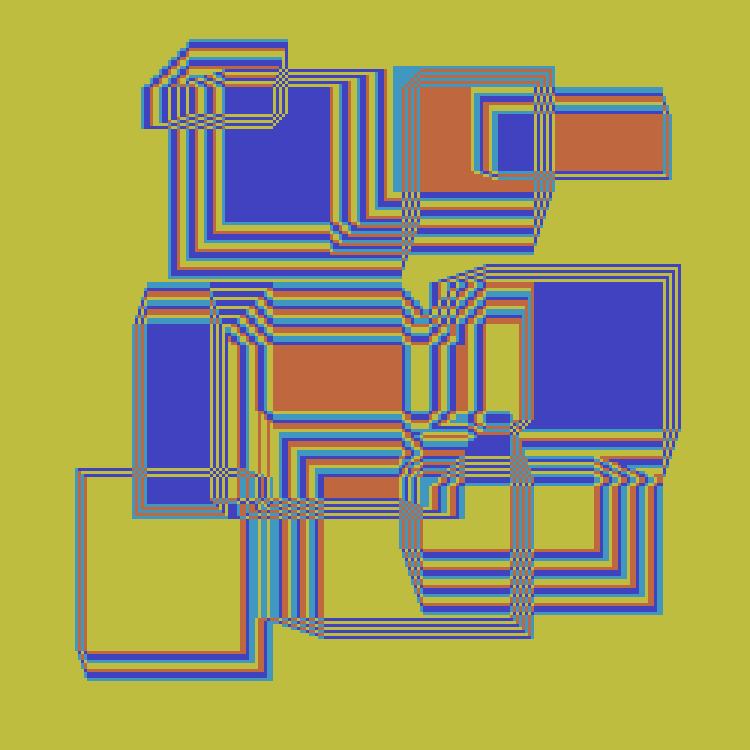 Superimposed Rectangles #13 static token preview