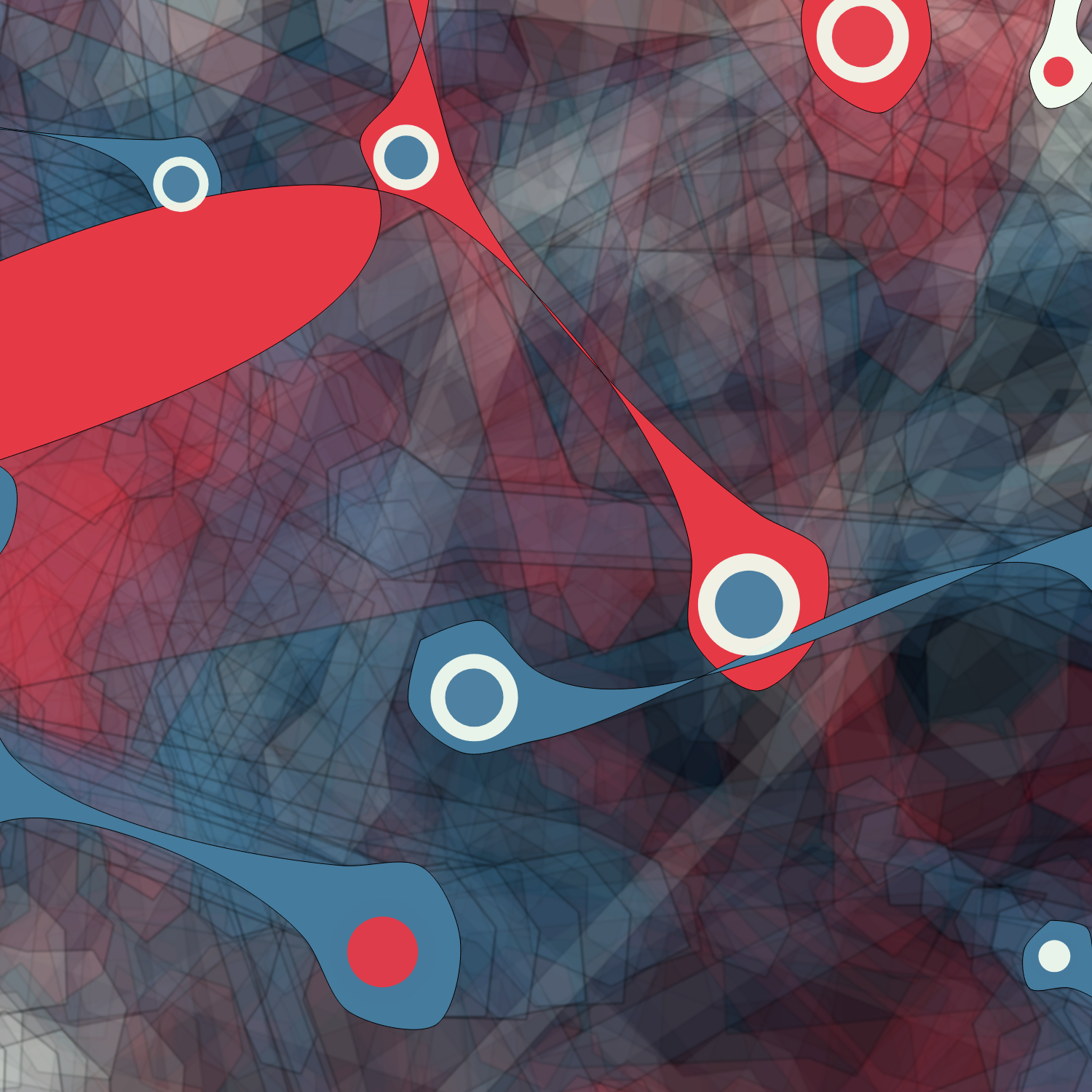 Geometric colorful shapes (Free edition) #7 static token preview