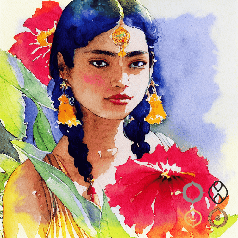 Indian Girl #8 static token preview