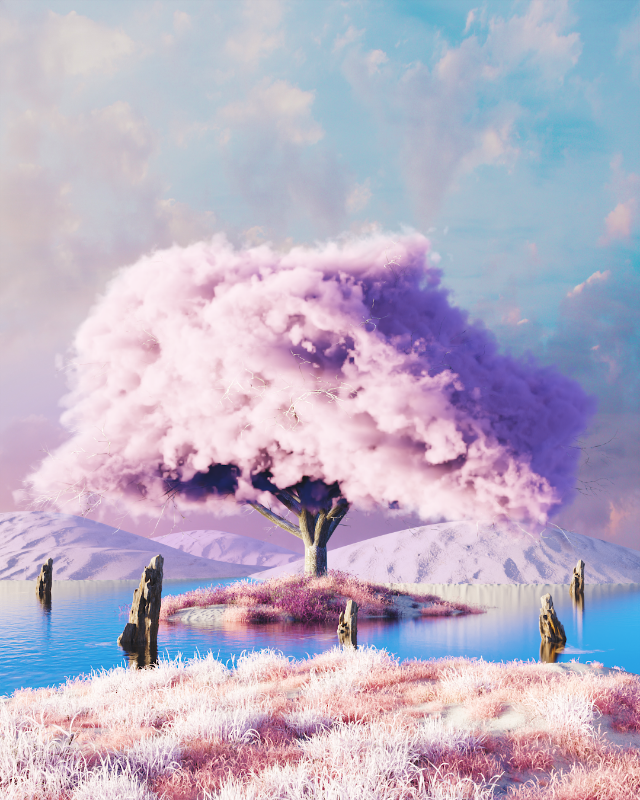 Cloudy desert #11 static token preview