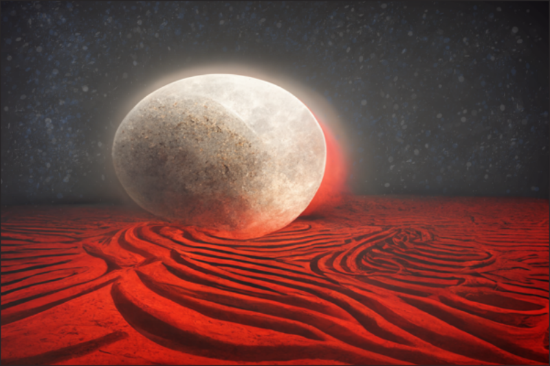 (Red) Moon #25 static token preview