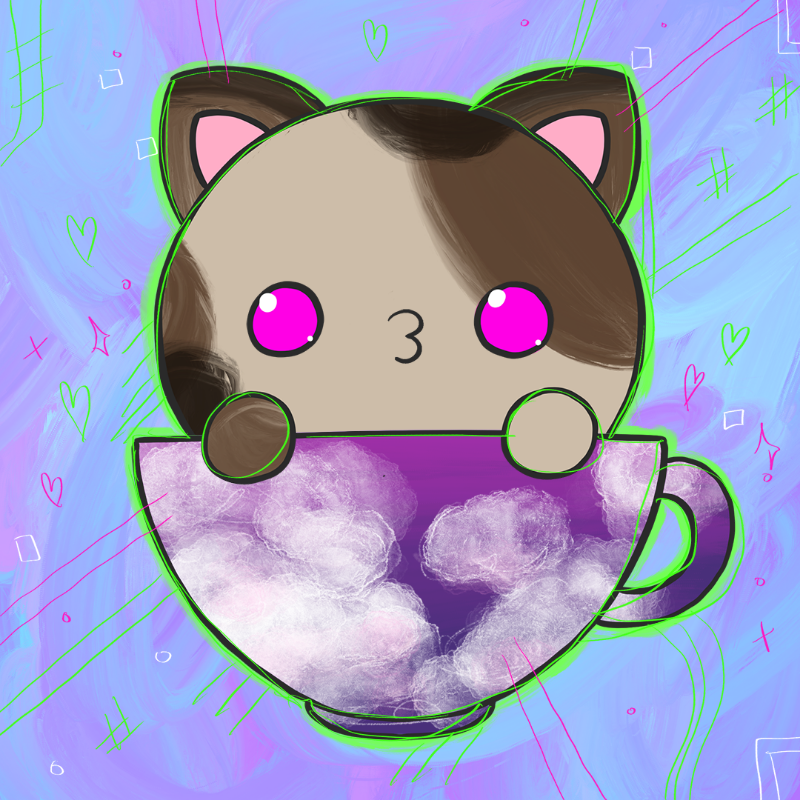 Cupkitties #6 static token preview