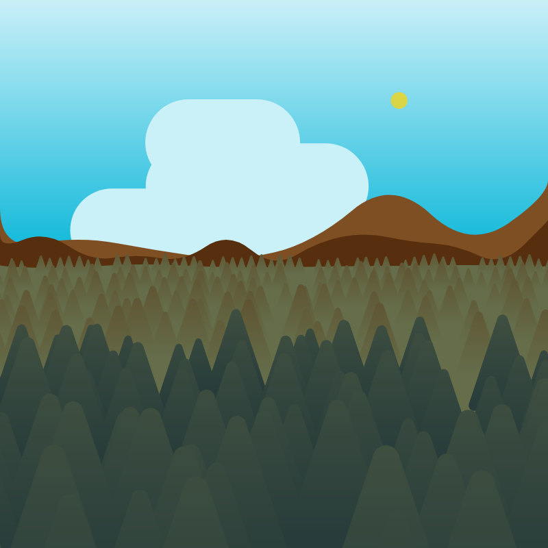 Camping in the Forest #4 static token preview
