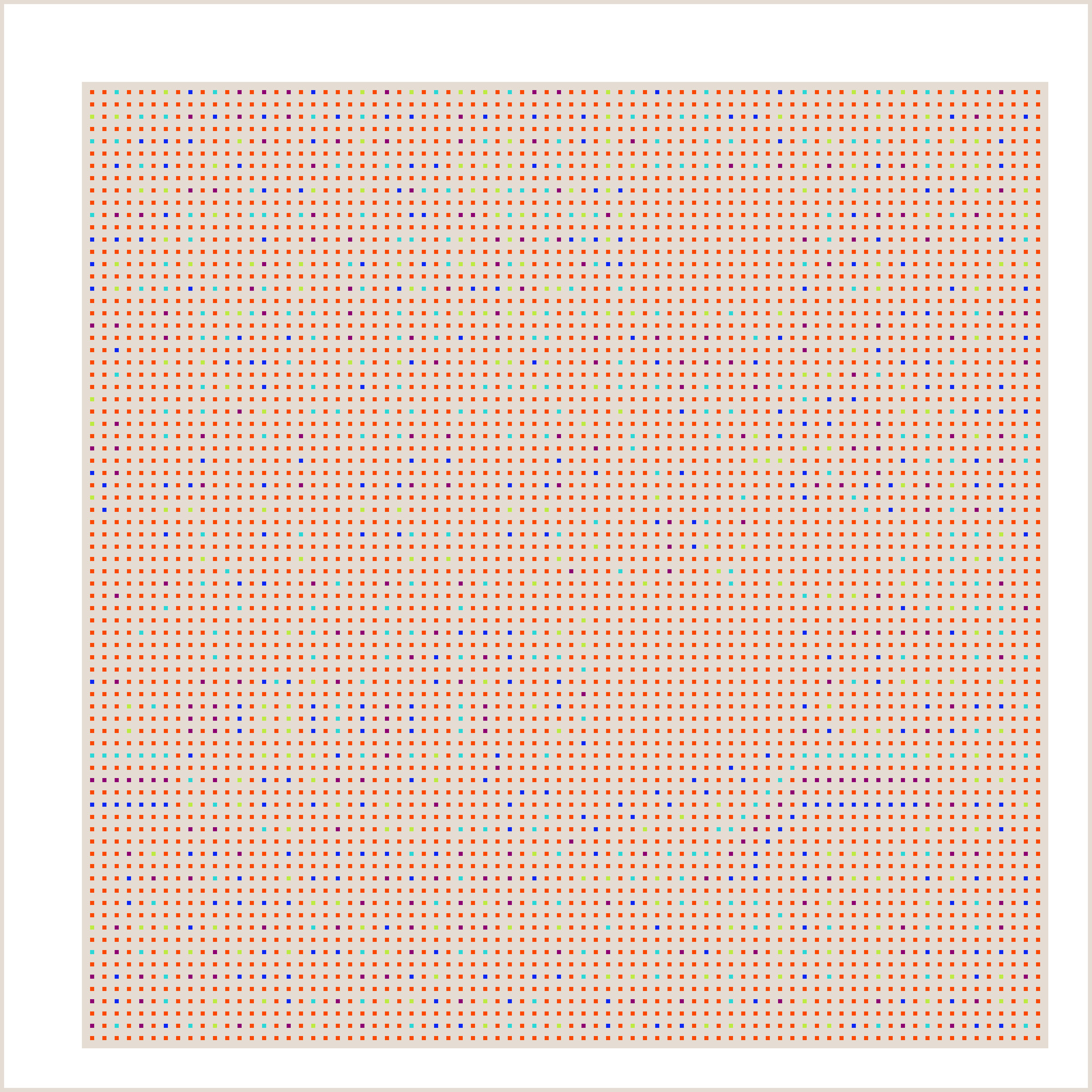 Beige Orbital Pixels #8 static token preview