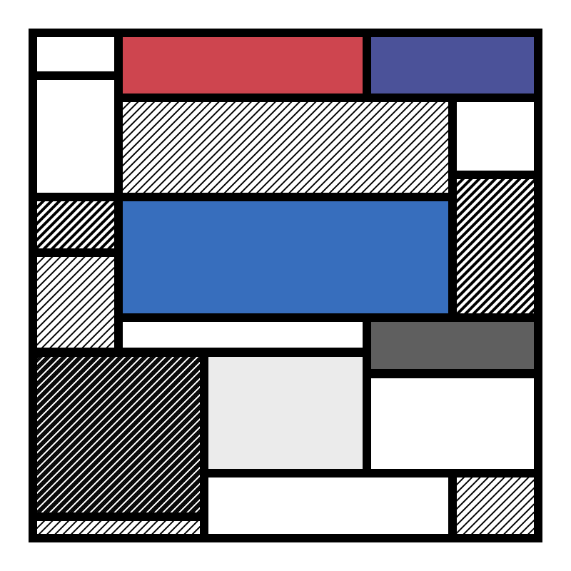 Neo-Mondrianist #8 static token preview