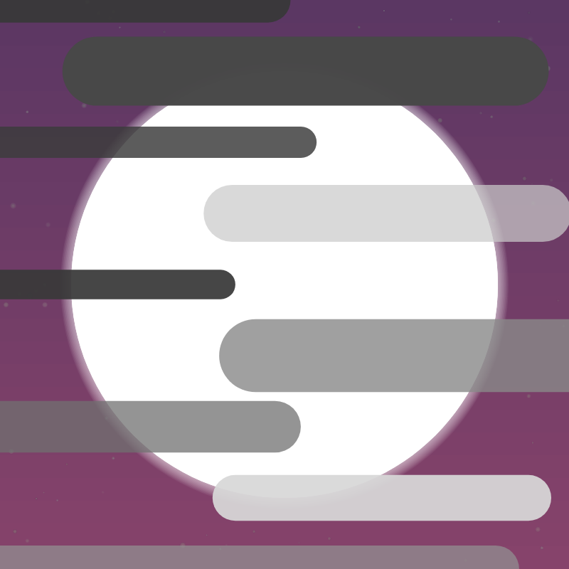 Minimal Moon #1 static token preview